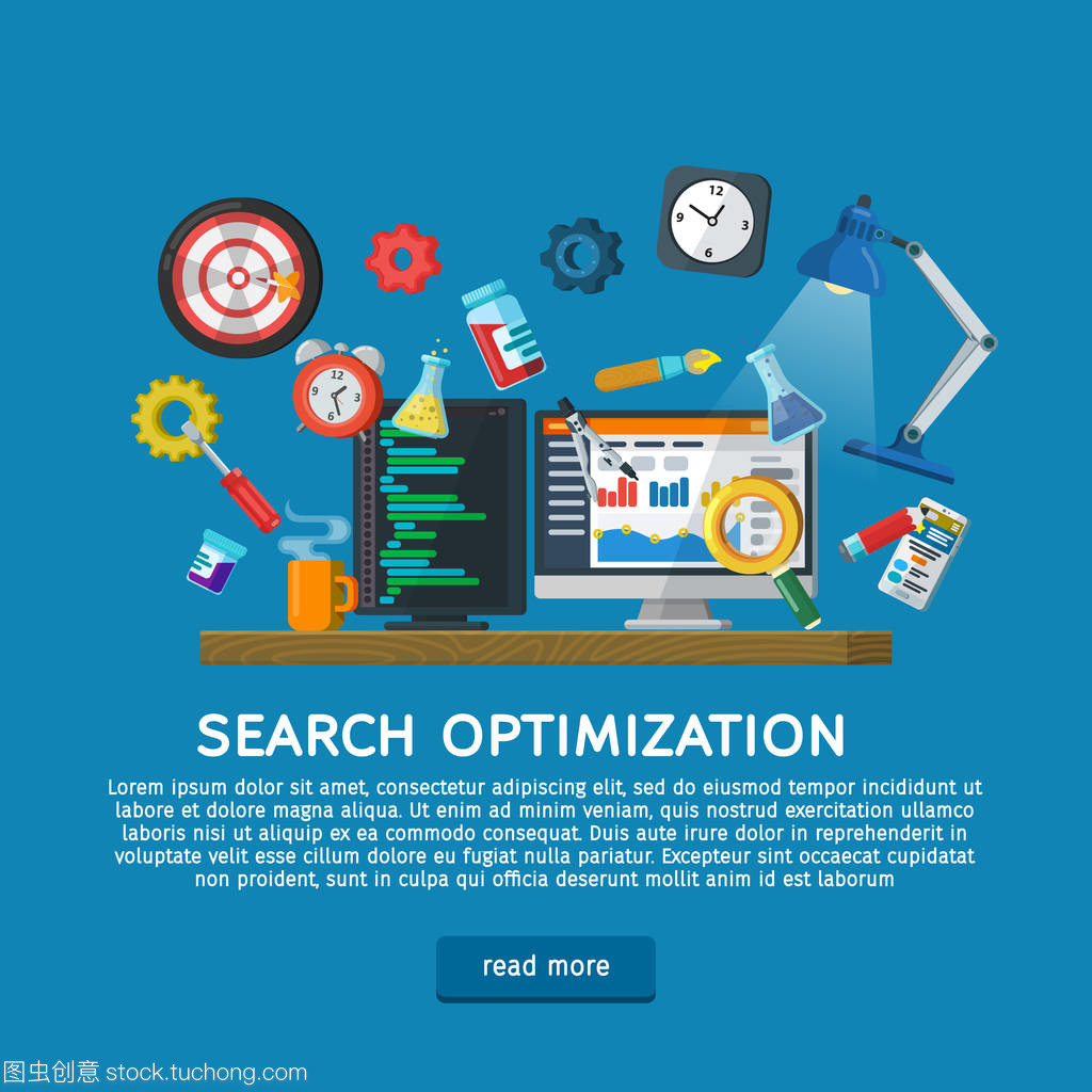 Web 設(shè)計插圖與圖標(biāo)。創(chuàng)建網(wǎng)站的概念。編程和編碼。網(wǎng)站開發(fā),網(wǎng)頁設(shè)計。現(xiàn)代平面設(shè)計中的 Web 橫幅,網(wǎng)站元素。矢量圖